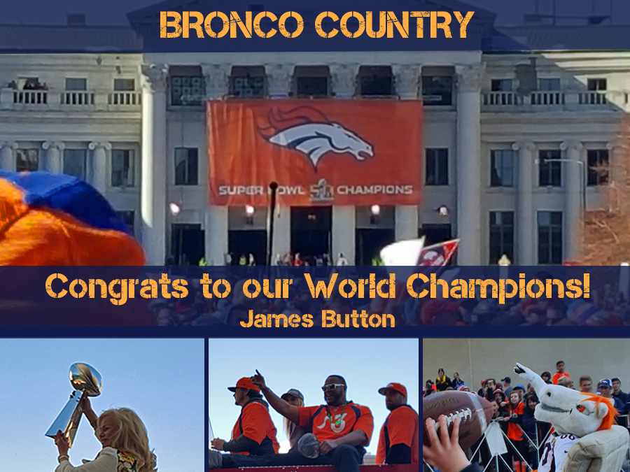 We are Broncos country! Congrats to our world champions!